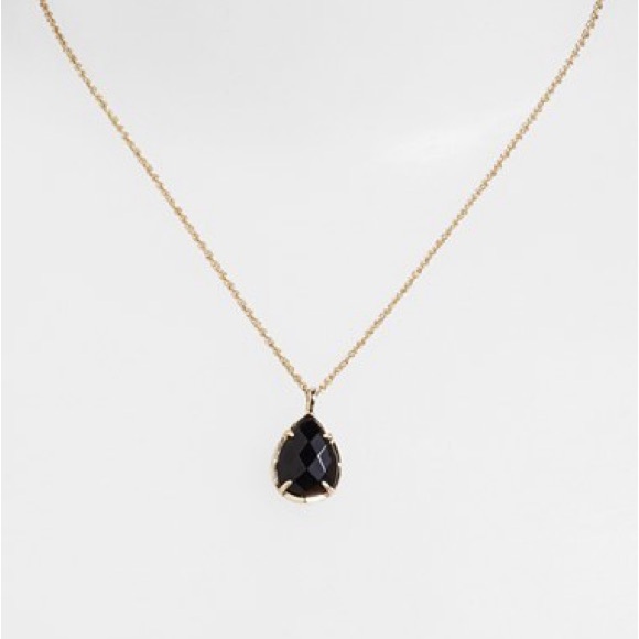 Kendra Scott Gold and Black Kiri necklace - Picture 1 of 7